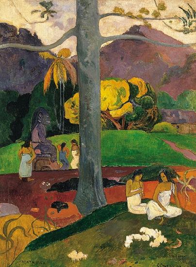 Paul Gauguin Mata Mua Norge oil painting art